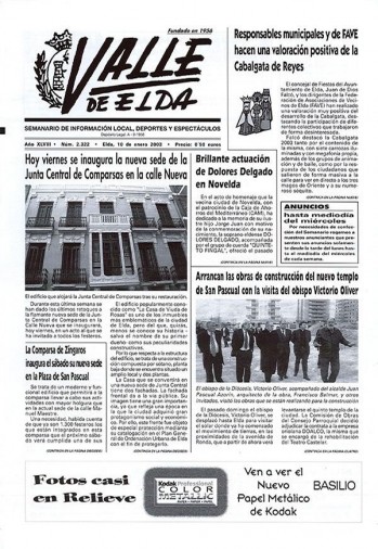N&uacute;mero 2.322 - 10 de enero de 2003