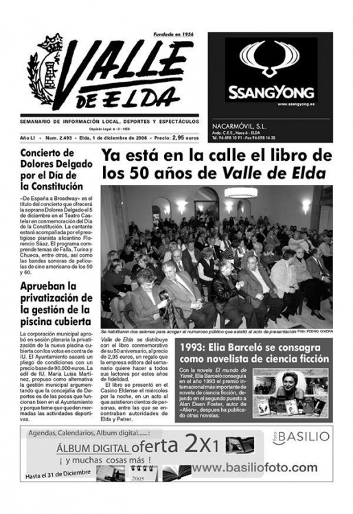 N&uacute;mero 2.493<span>1 de diciembre de 2006</span>
