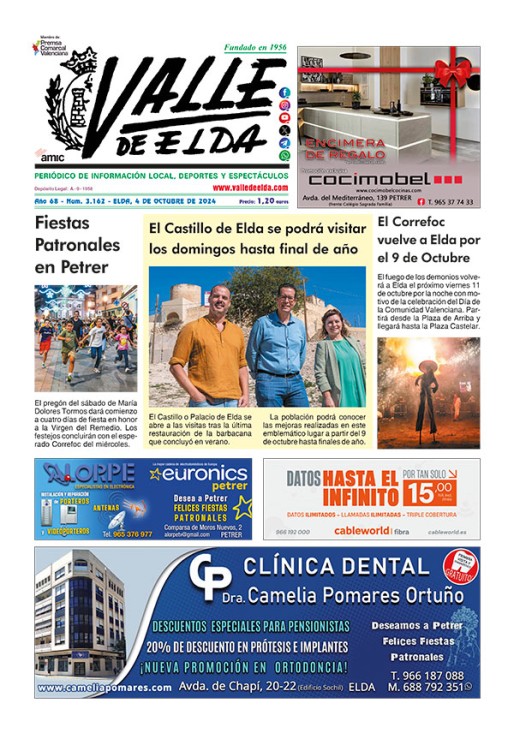 N&uacute;mero 3.162<span>4 de octubre de 2024</span>