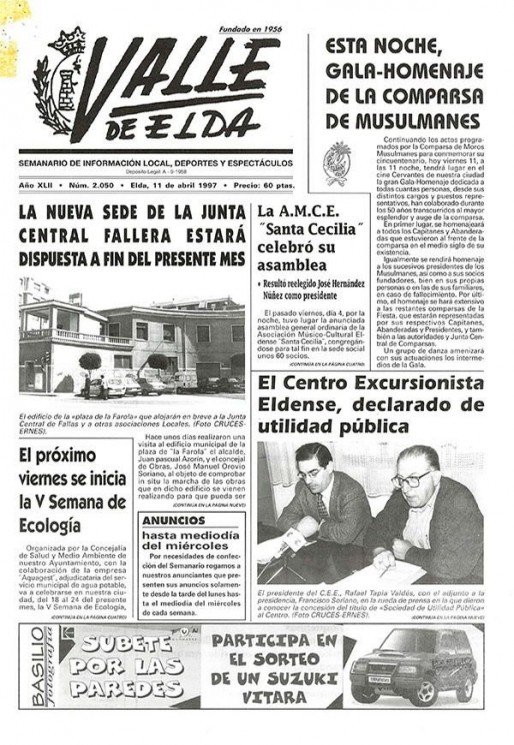 N&uacute;mero 2.050<span>11 de abril de 1997</span>