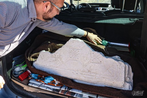 Una yeser&iacute;a del siglo XIII sale a la luz en las excavaciones de la alquer&iacute;a de Pu&ccedil;a en Petrer