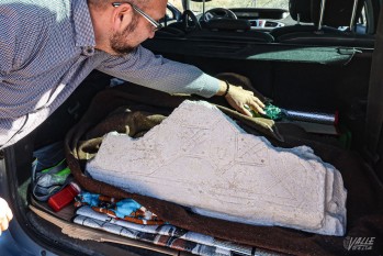 Una yeser&iacute;a del siglo XIII sale a la luz en las excavaciones de la alquer&iacute;a de Pu&ccedil;a en Petrer