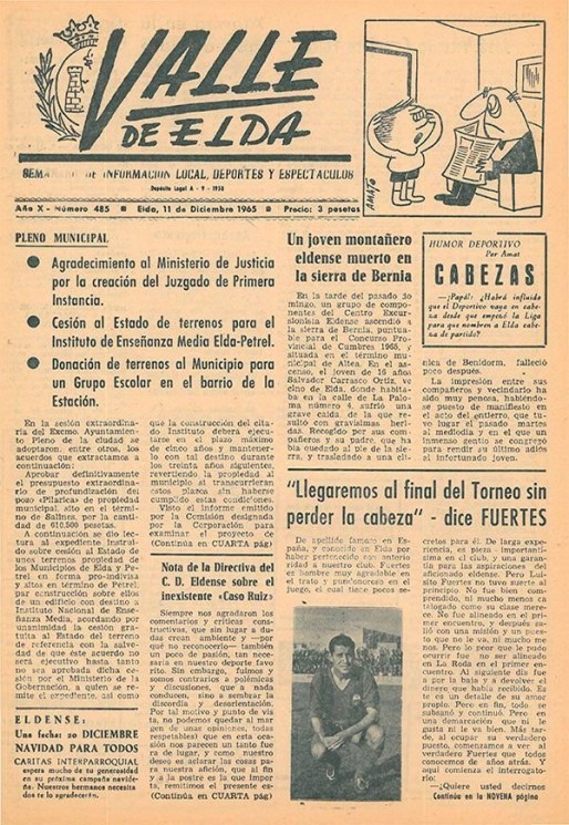 N&uacute;mero 0485<span>11 de diciembre de 1965</span>