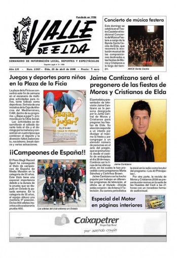 N&uacute;mero 2.557 - 25 de abril de 2008