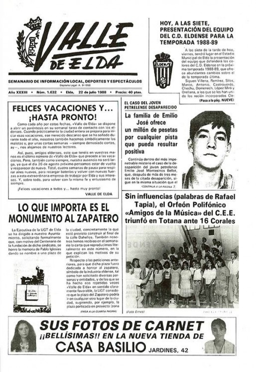 N&uacute;mero 1.632<span>22 de julio de 1988</span>