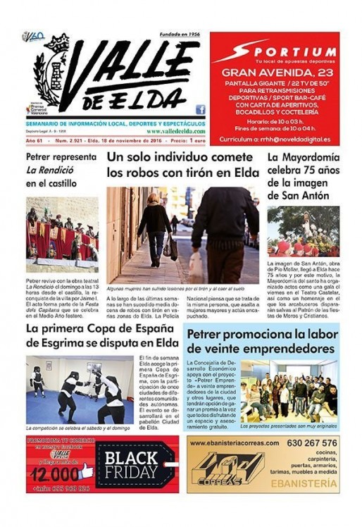N&uacute;mero 2.921<span>18 de noviembre de 2016</span>