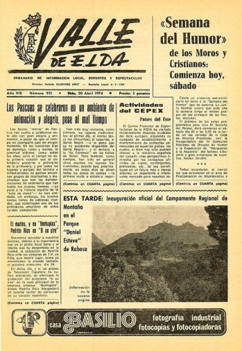 N&uacute;mero 0921 - 20 de abril de 1974