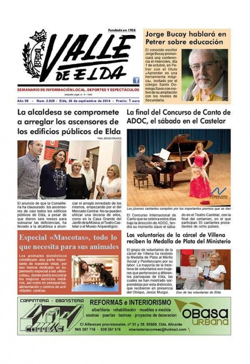 N&uacute;mero 2.829<span>26 de septiembre de 2014</span>