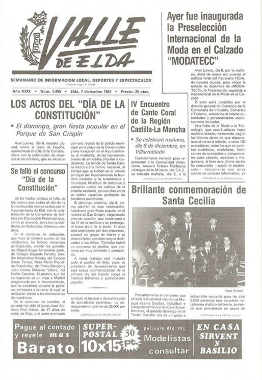 N&uacute;mero 1.455<span>7 de diciembre de 1984</span>