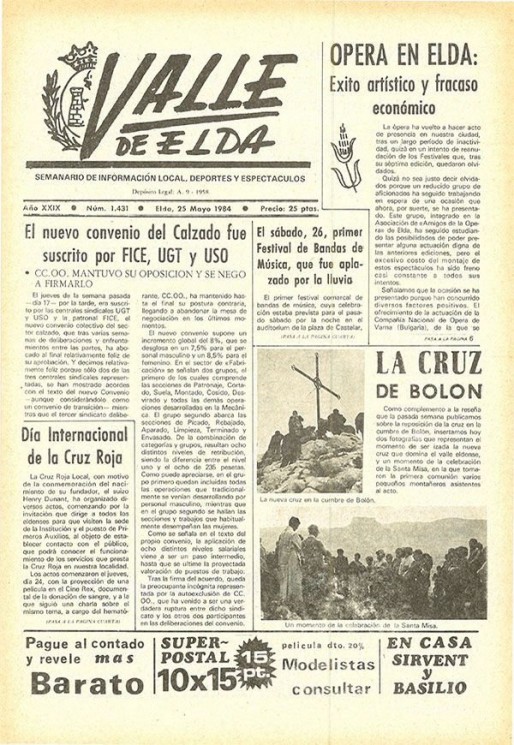 N&uacute;mero 1.431<span>25 de mayo de 1984</span>