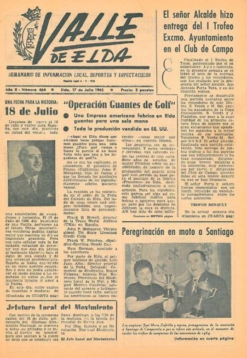 N&uacute;mero 0464 - 17 de julio de 1965