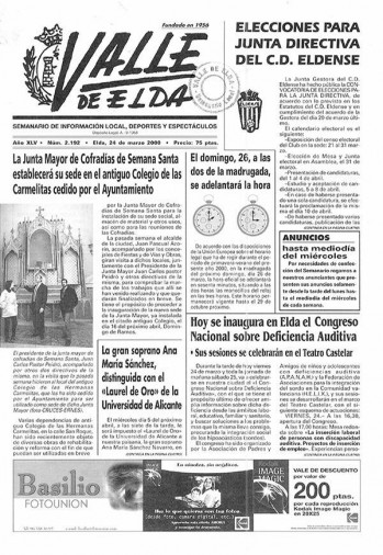 N&uacute;mero 2.192 - 24 de marzo de 2000