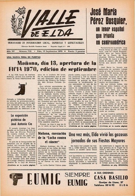 N&uacute;mero 0733<span>12 de septiembre de 1970</span>