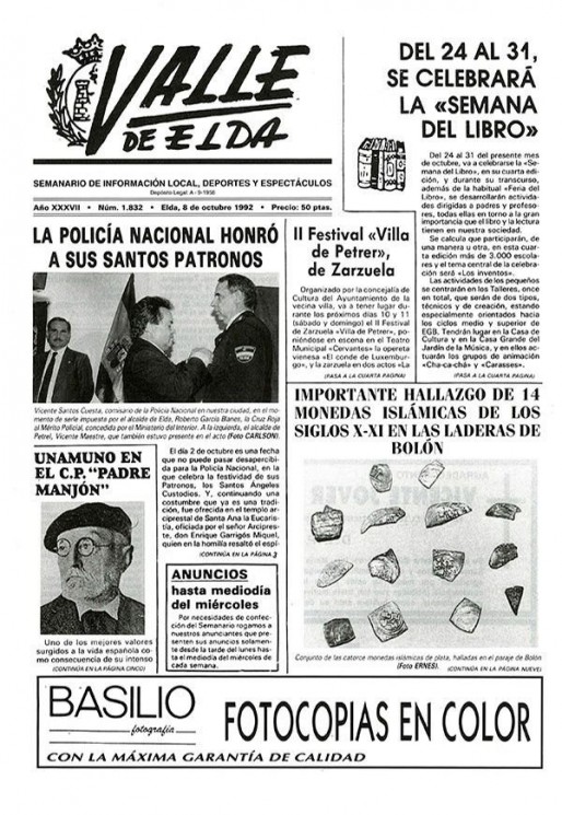 N&uacute;mero 1.832<span>8 de octubre de 1992</span>
