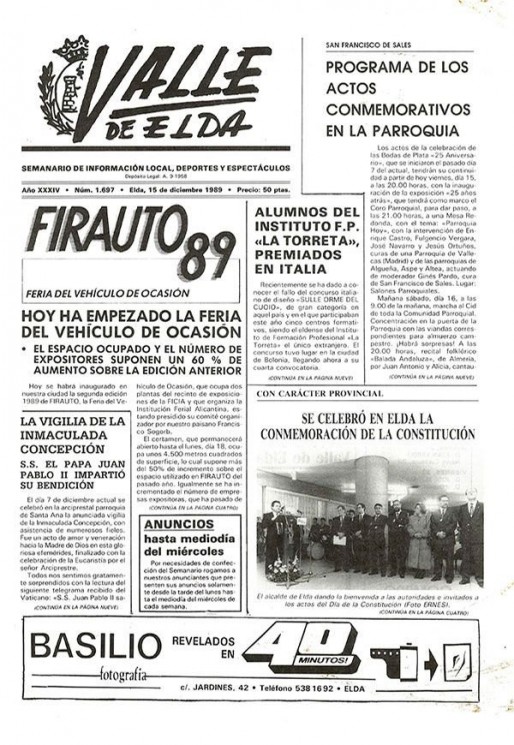 N&uacute;mero 1.697<span>15 de diciembre de 1989</span>