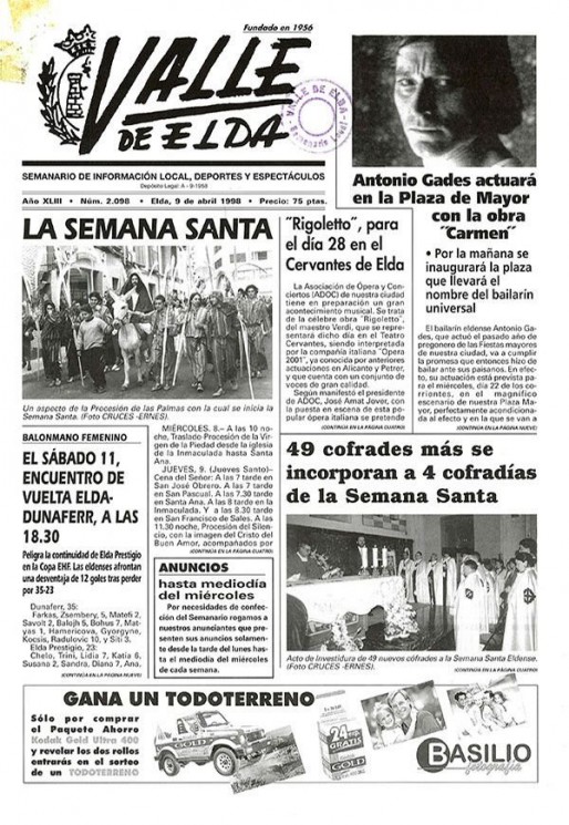 N&uacute;mero 2.098<span>9 de abril de 1998</span>