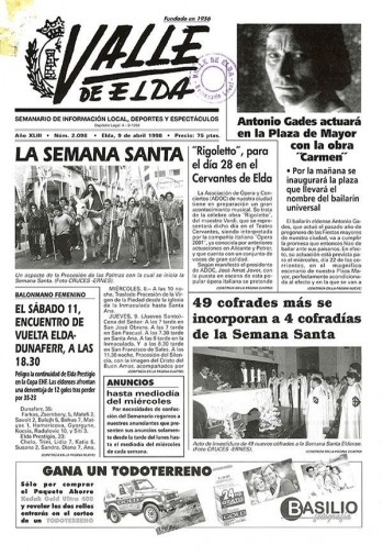 N&uacute;mero 2.098 - 9 de abril de 1998