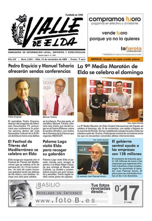 N&uacute;mero 2.621<span>13 de noviembre de 2009</span>