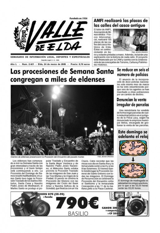 N&uacute;mero 2.421<span>24 de marzo de 2005</span>