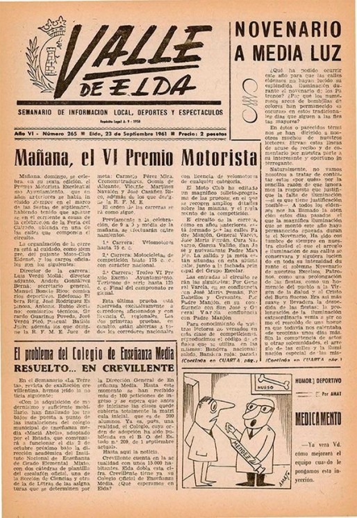 N&uacute;mero 0265<span>23 de septiembre de 1961</span>