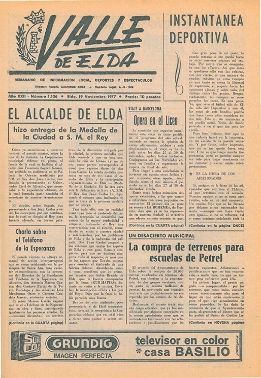 N&uacute;mero 1.106<span>19 de noviembre de 1977</span>