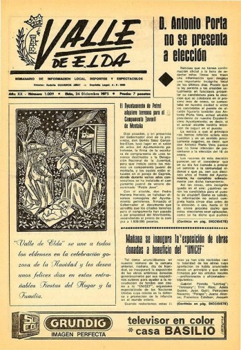 N&uacute;mero 1.009 - 24 de diciembre de 1975