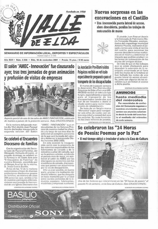N&uacute;mero 2.268<span>16 de noviembre de 2001</span>