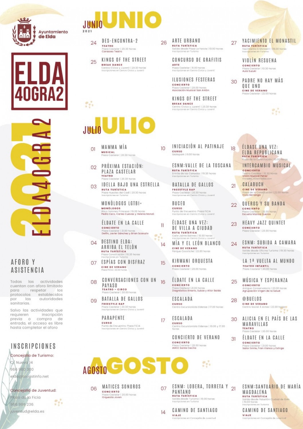 Actividades: "Elda 40Gra2" Actividades: "Elda 40Gra2"