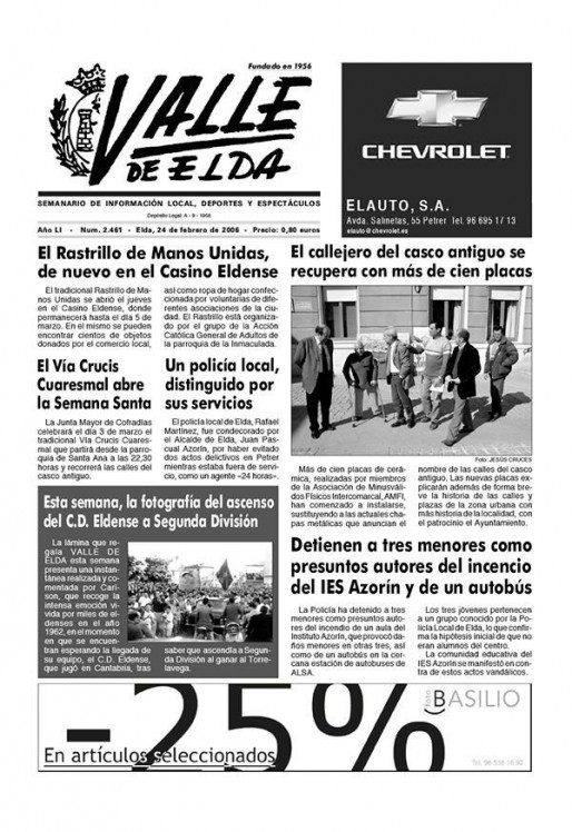 N&uacute;mero 2.461<span>24 de febrero de 2006</span>
