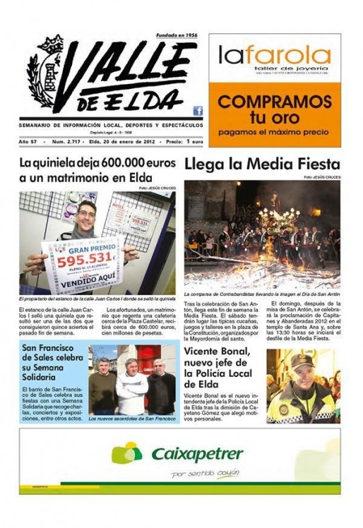 N&uacute;mero 2.717<span>20 de enero de 2012</span>