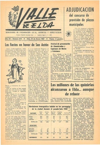 N&uacute;mero 0543 - 21 de enero de 1967