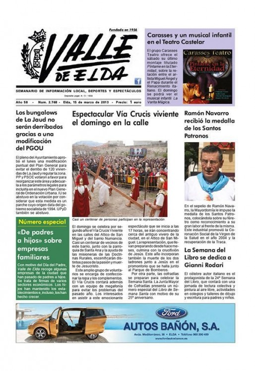 N&uacute;mero 2.768<span>15 de marzo de 2013</span>