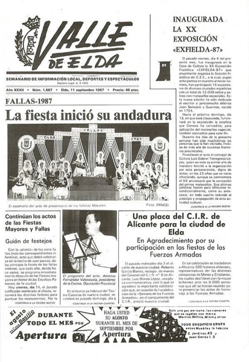 N&uacute;mero 1.587<span>11 de septiembre de 1987</span>