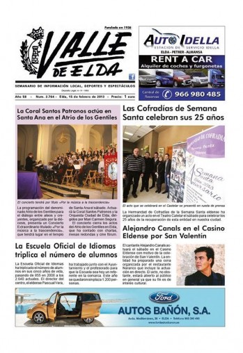 N&uacute;mero 2.764 - 15 de febrero de 2013