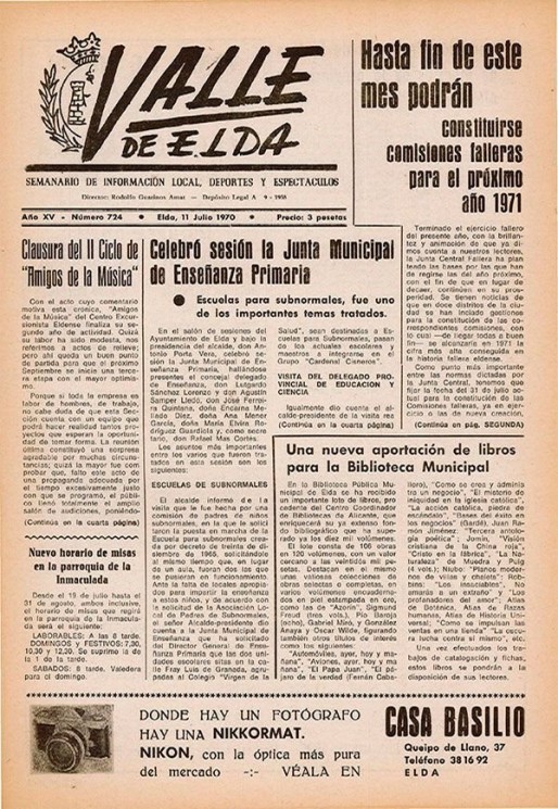N&uacute;mero 0724<span>11 de julio de 1970</span>