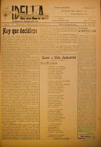 Idella n&ordm; 024 - A&ntilde;o 1926
