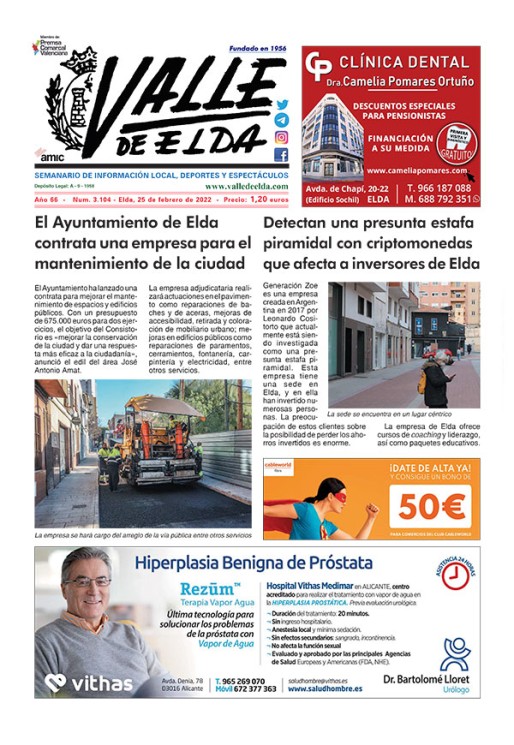 N&uacute;mero 3.104<span>25 de febrero de 2022</span>