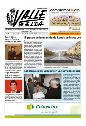 N&uacute;mero 2.643 - 16 de abril de 2010
