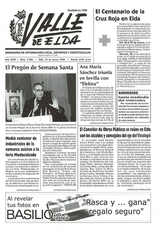 N&uacute;mero 2.285<span>15 de marzo de 2002</span>
