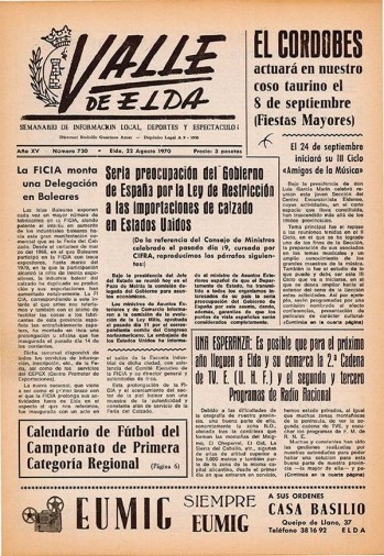 Número 0730 - 22 de agosto de 1970