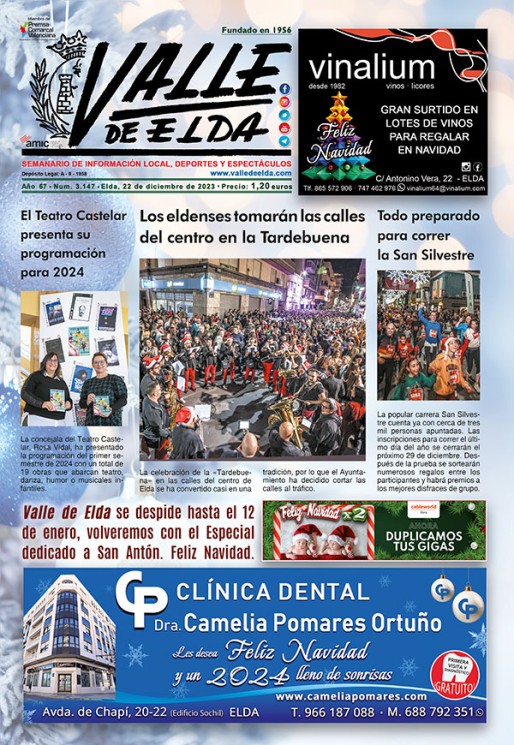 N&uacute;mero 3.147<span>22 de diciembre de 2023</span>