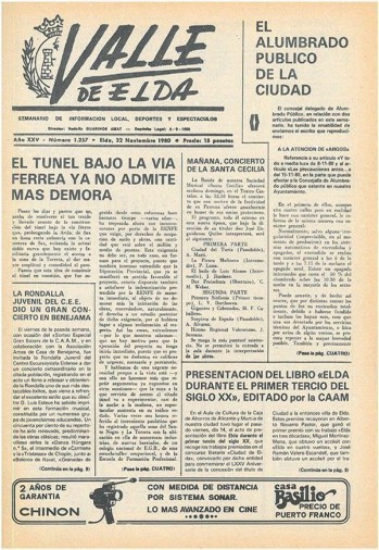 N&uacute;mero 1.257 - 22 de noviembre de 1980