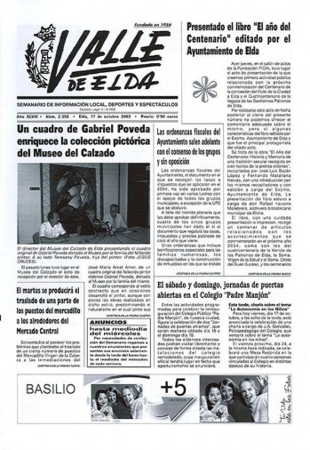 N&uacute;mero 2.355  - 17 de octubre de 2003