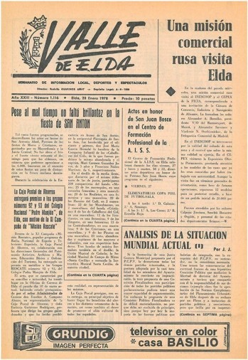N&uacute;mero 1.116 - 28 de enero de 1978