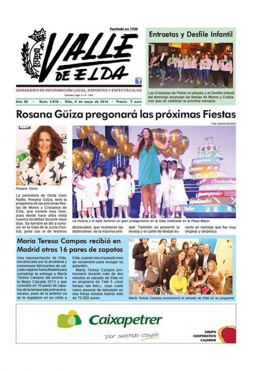 N&uacute;mero 2.818 <span>9 de mayo de 2014</span>