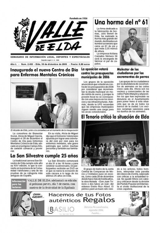 N&uacute;mero 2.453<span>30 de diciembre de 2005</span>