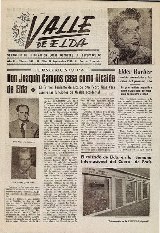 N&uacute;mero 0109<span>27 de septiembre de 1958</span>