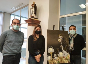 Irene Vidal es la autora del cuadro de San Ant&oacute;n, que se celebrar&aacute; sin actos multitudinarios el 17 de enero