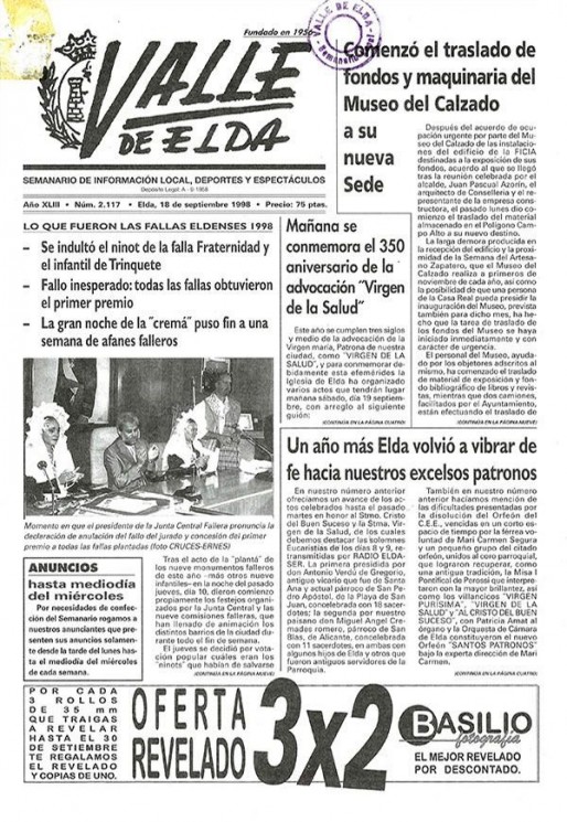 N&uacute;mero 2.117<span>18 de septiembre de 1998</span>
