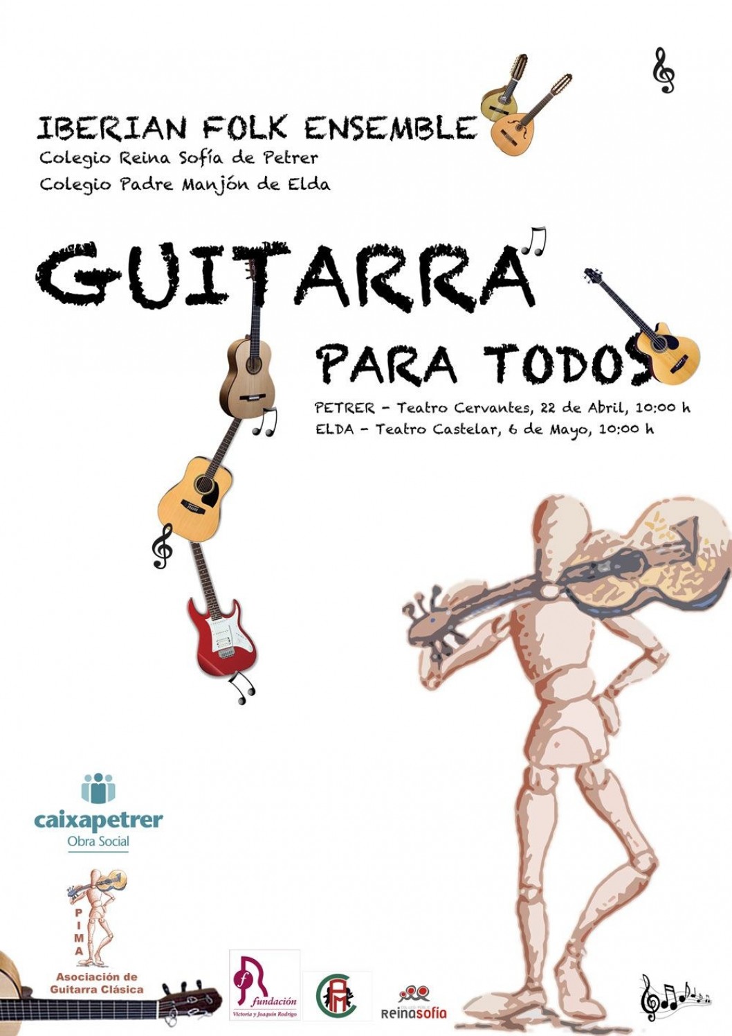 La Asociación PIMA introduce la guitarra en las aulas de Elda y Petrer La Asociación PIMA introduce la guitarra en las aulas de Elda y Petrer